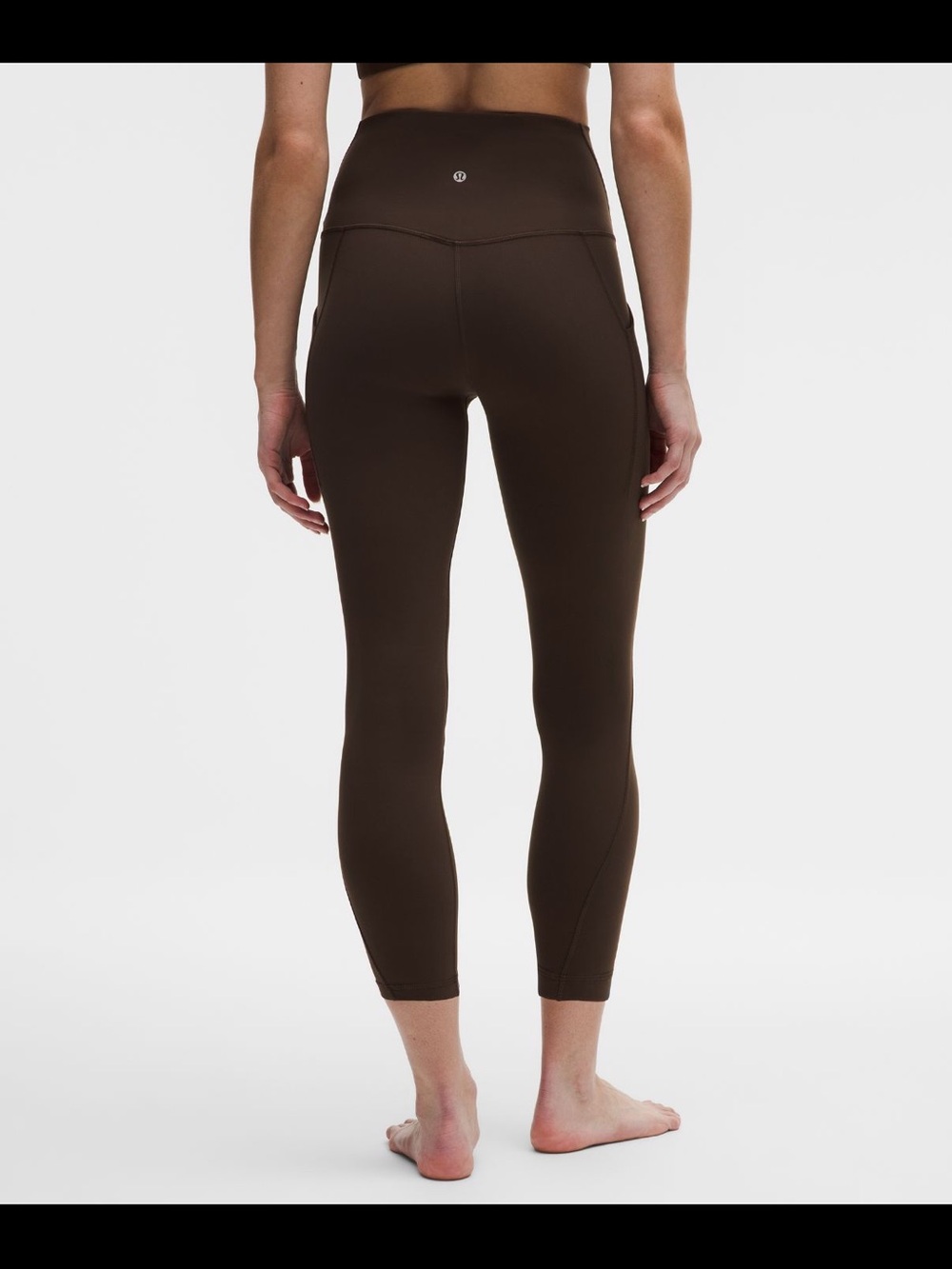 lululemon Align High-Rise Pant 25” Brown w/ Pockets - Picture 2 of 3
